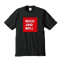 WTM_ジャンルT-Shirt ROCK AND ROLL(ブラック/レッド)Sサイズ
