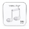happy plugs イヤホン IN-EAR/ホワイト