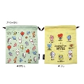 BT21 巾着 SPORTS(グリーン&イエロー)