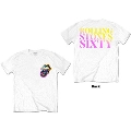 The Rolling Stones Sixty Gradient Text White T-Shirt/Mサイズ
