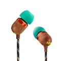 Jammin' In-Ear Headphones Smile Jamaica Rasta with Mic & Remote