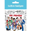 One Direction 6 Badge Pack 2