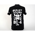 新日本プロレス BULLET CLUB 4Life T-shirt (ステンシル/#BC4life)/Lサイズ