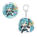 初音ミク 缶バッジ&アクリルキーホルダーセット 初音ミク エンジョイ大阪2024