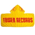 TOWER RECORDS フード付きタオル