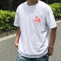 WTM Tシャツ CHILL(ホワイト/ネオンオレンジ) Sサイズ