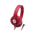 audio-technica ポータブルヘッドホン ATH-WS33X Red