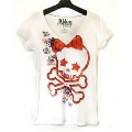 Avril Lavigne / Verby Skull V Nect T-shirt XLサイズ
