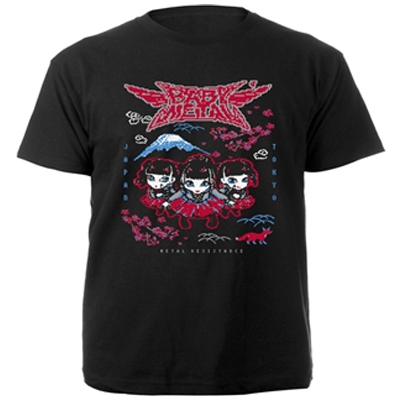 BABYMETAL/BABYMETAL Pixel Tokyo T-shirt/XLサイズ