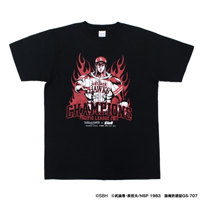 ホークス リーグ優勝記念 北斗の拳コラボ ケンシロウTシャツ S