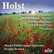Holst: Cotswolds Symphony Op.8, Walt Whitman Overture Op.7, A Hampshire Suite Op.28-2, etc