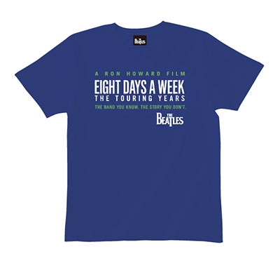 The Beatles/The Beatles/Eight Days A Week Logo T Navy M[UIZY-1162]