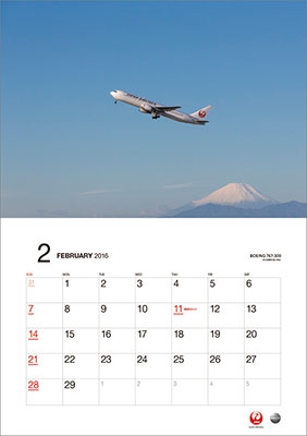 JAL FLEET 2016 カレンダー