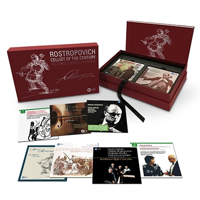 Rostropovich - Cellist of the Century - Complete Warner Recordings ［40CD+3DVD］＜初回限定生産盤＞