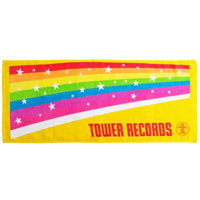 TOWER RECORDS レインボータオル 2