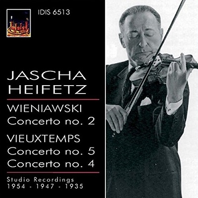 Wieniawski :Violin Concerto No.2(1954)/Vieuxtemps:Violin Concerto No.5(1947)/No.4(1935):Jascha Heifetz(vn)/Izler Solomon(cond)/RCA Victor SO/etc