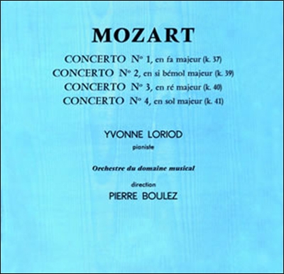 Mozart: Piano Concertos No.1-No.4