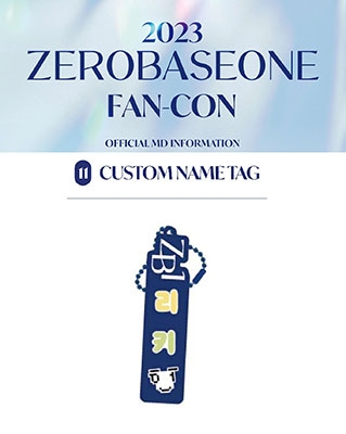 ZEROBASEONE/2023 ZEROBASEONE FAN-CON CUSTOM NAME TAG/å[2050268763603]