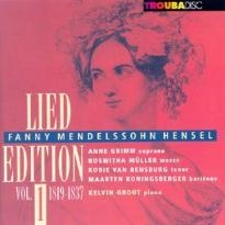 F.Mendelssohn: Lied Edition Vol.1 (1819-1837) F.Mendelssohn: Lied Edition Vol.1 (1819-1837)