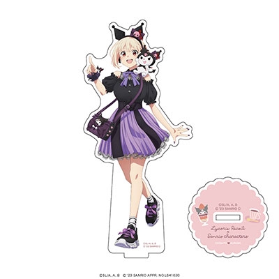 リコリス・リコイル BIGアクリルスタンド 錦木千束 クロミ リコリス・リコイル×サンリオキャラクターズ アクリルスタンド