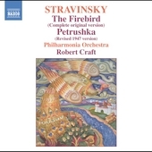 Сȡե (Conductor)/Robert Craft Stravinsky CollectionThe Music Of Igor Stravinsky V2The Firebird[8557500]