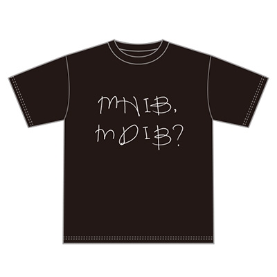 メジャーデビュー記念Tシャツ「MHiB,MDiB?」BLACK Mサイズ