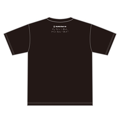メジャーデビュー記念Tシャツ「MHiB,MDiB?」BLACK Lサイズ
