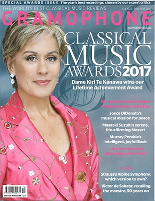 GRAMOPHONE: CLASSICAL MUSIC AWARDS 2017