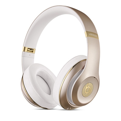 売り Beats ビーツ スタジオ ワイヤレス ヘッドホン gold ヘッドフォン