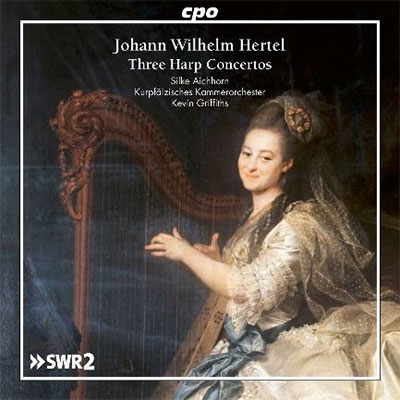 륱ҥۥ/Johann Wilhelm Hertel Three Harp Concertos[777841]