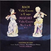 Mozart: Violin Concerto No.3; J.S.Bach: Violin Concerto in E major BWV.1042