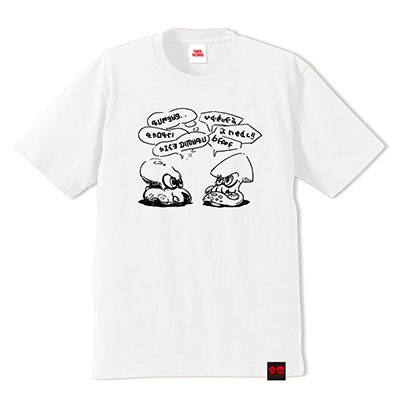スプラトゥーン × TOWER RECORDS イカタコ T-shirts ホワイト Lサイズ