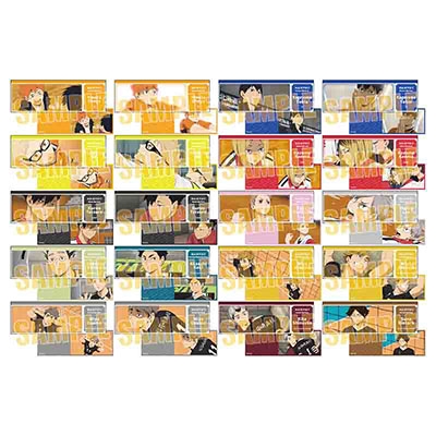 ハイキュー!! トレーディングチケット風カード (10パック入りセット)