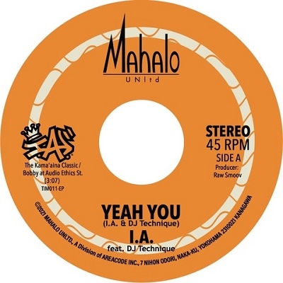 I.A./Yeah You / Hawaiian Time̸ס[TIM011-EP]