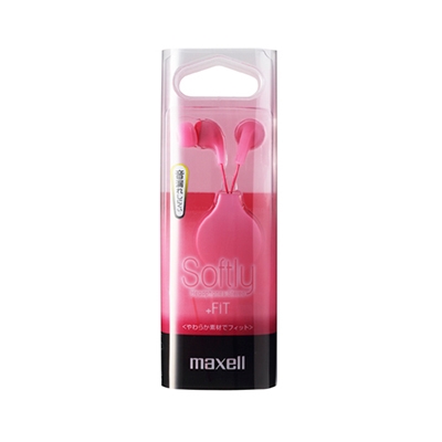 maxell カナル型コードリール「+FIT」 MXHCT120 Softly Pink[MXH-CT120RPK]
