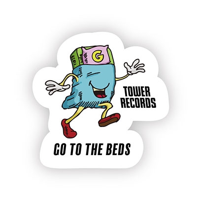 GO TO THE BEDS × TOWER RECORDS 2020 ピンバッジ GO TO THE BEDS × TOWER RECORDS 2020 ピンバッジ