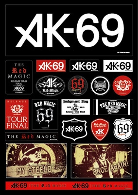 AK-69/AK-69 THE RED MAGIC RELEASE TOUR FINAL ステッカーシート