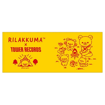 Rilakkuma × TOWER RECORDS コラボタオル 2023