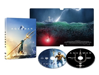 アクアマン ［4K Ultra HD Blu-ray Disc+Blu-ray Disc］＜数量限定生産版/スチールブック仕様＞