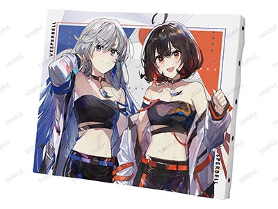 緜先生 描き下ろしイラスト VESPERBELL タクティカルファッションver. キャンバスボード 緜先生 描き下ろしイラスト VESPERBELL タクティカルファッションver. キャンバスボード