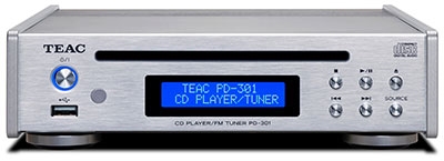 TEAC Reference ワイドFMチューナー搭載CDプレーヤー PD-301-X/Silver