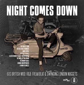 Night Comes Down 60 British Mod R&B Freakbeat &Swinging London Nuggets[RPMBX535]