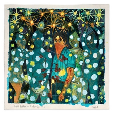 Will Butler/Will Butler + Sister Squares/Natural with Blue Swirl Vinyl[MRG840LPC1]