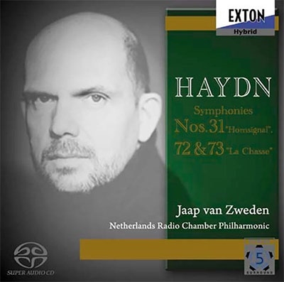 ハイドン:交響曲 第31番「ホルン信号」 第72番 第73番「狩」 ［ダイレクト・カットSACD］＜数量限定盤＞