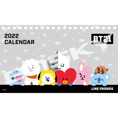 BT21 CL-900 2022年 卓上カレンダー Accessories