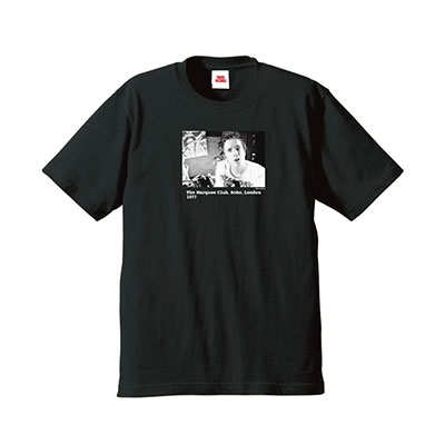 DENNIS MORRIS × TOWER RECORDS T-shirts Johnny Rotten Black L size