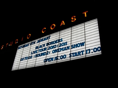 BLACK BORDERS/BLACK BORDERS LIVE IN STUDIO COAST Go To Go ROUND2 TOUR FINAL 2011.1.8[MLR-009]