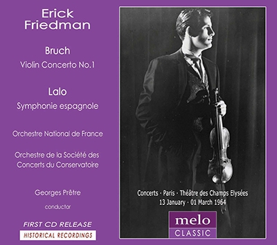 Erick Friedman plays Bruch and Lalo