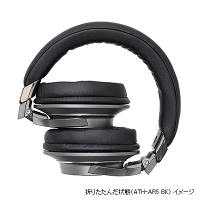 audio-technica ハイレゾ対応 ポータブルヘッドホン ATH-AR5 Black