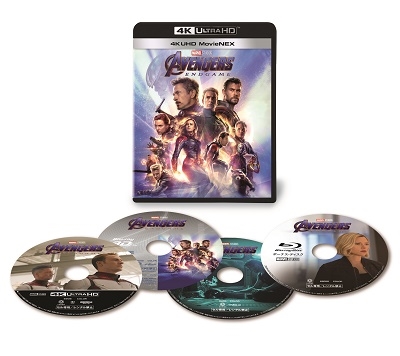 アベンジャーズ/エンドゲーム 4K UHD MovieNEX ［4K Ultra HD Blu-ray Disc+3D Blu-ray Disc+Blu-ray Disc］＜初回仕様版＞